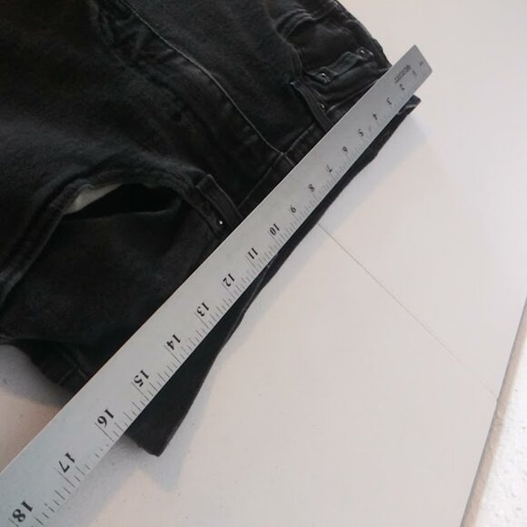 Levi's 502 Men's black/dark gray jeans - Picture 8 of 16